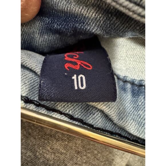 Phat Farm Denim Kids Jeans Size 10 Stretch Skinny Distressed *see flaw* - Picture 5 of 10